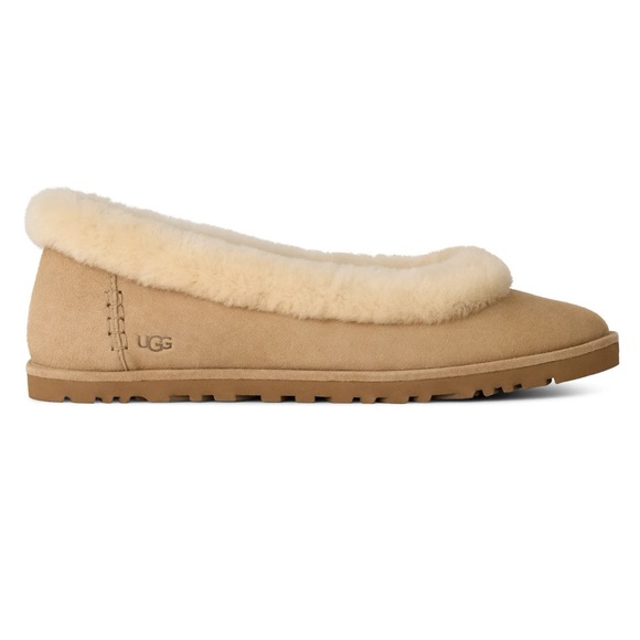 UGG Shoes - 🏝️ UGG ZORA BALLET FLAT SLIPPER SAND 🏝️